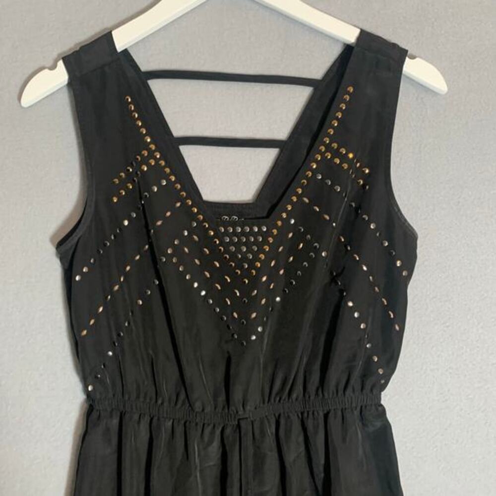 Black Bebop Dress Ladies Sz M Studded Detailing